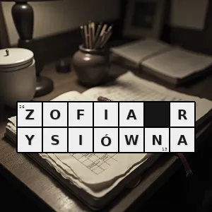 Hasło krzyżówkowe teatr telewizji - zofia rysiówna – rozwiązanie, synonimy, podpowiedzi i definicje krzyżówkowe